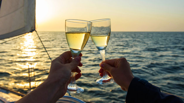 Private Sunset Sail For Two With A Two Course Meal And Bubbly With 