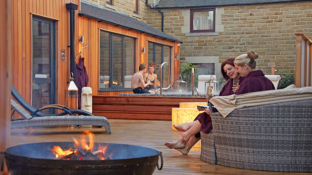 Sparkling Hot Tub Spa Break with Dinner at Three Horseshoes Country Hotel & Spa for Two (Week Round)