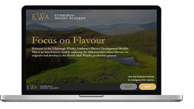 Single Malt Scotch Whisky 'Focus on Flavour' Online Course for One