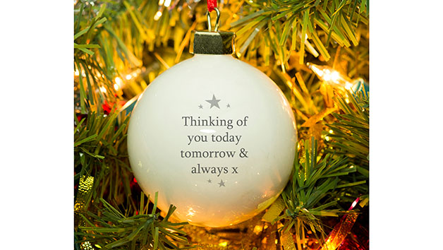'Our Star in Heaven' Personalised Christmas Memorial Bauble 'Our Star in Heaven' Personalised Christmas Memorial Bauble