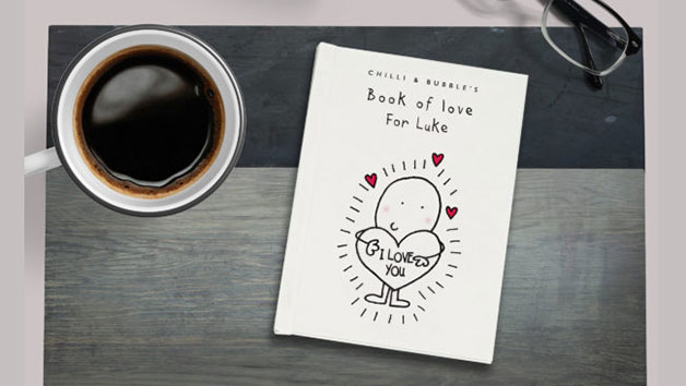 Chilli and Bubble's Book of Love for Him with Personalisation Chilli and Bubble's Book of Love for Him with Personalisation