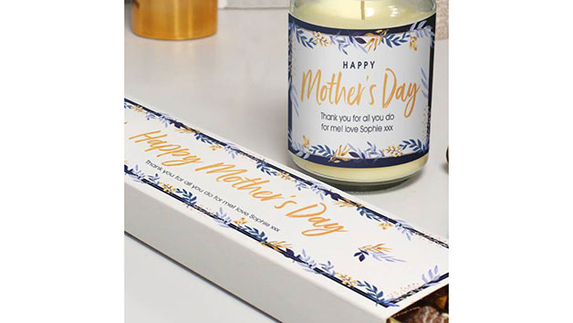 Customised Happy Mother's Day Candle and Truffles Gift Set Customised Happy Mother's Day Candle and Truffles Gift Set