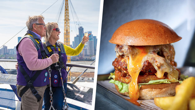 Up at The O2 Experience for Two with Gordon Ramsay Street Burger