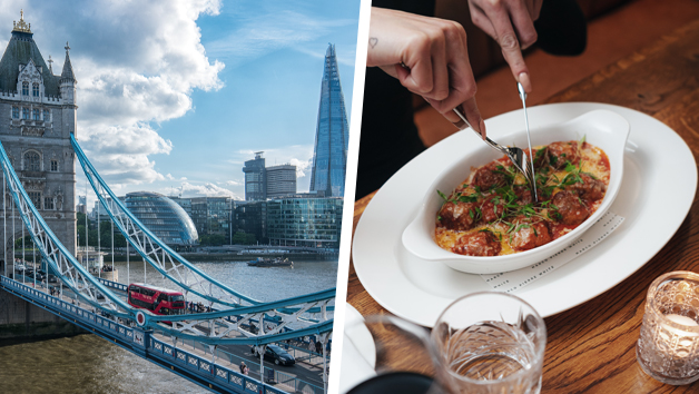 Two Course Meal with a Drink at Mr White's and a TV and Movie London Walking Tour for Two