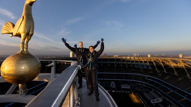 The Dare Skywalk Evening Climb For Two At Tottenham Hotspur Stadium ...