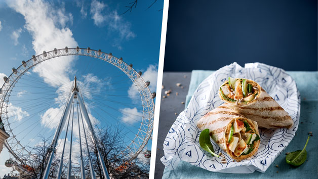 Lunch at Patisserie Valerie with London Eye Tickets for Two