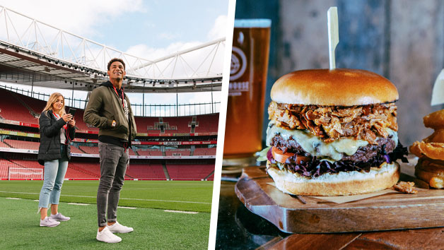 Arsenal Emirates Stadium Tour with Craft Beer Flight and Burger at Brewhouse and Kitchen for Two