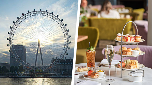 The Lastminute.com London Eye Tickets for Two with Afternoon Tea at The Royal Horseguards Hotel