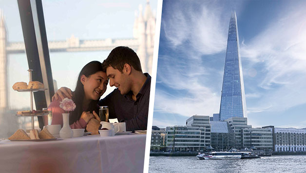 The View from The Shard with Traditional Afternoon Tea Cruise for Two on the Thames