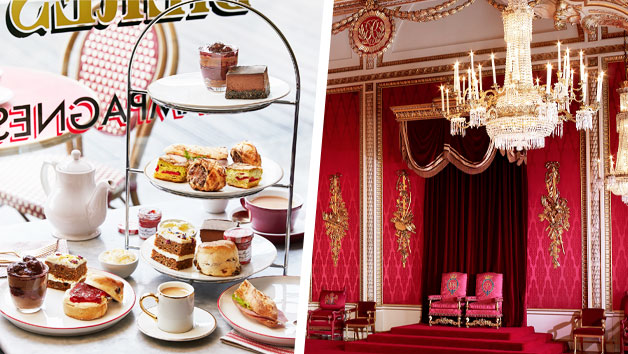 Buckingham Palace State Rooms and Traditional Afternoon Tea for Two at Café Rouge