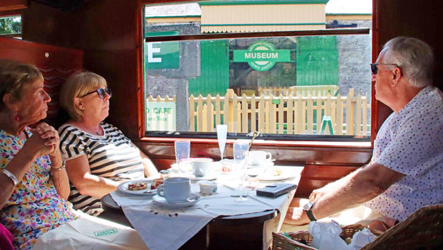 Steam Train Ride with Champagne Afternoon Tea for Two at Swanage Railway