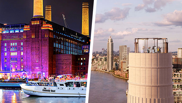 Entry to The Chimney Lift Experience with Comedy Show for Two at Battersea Barge picture