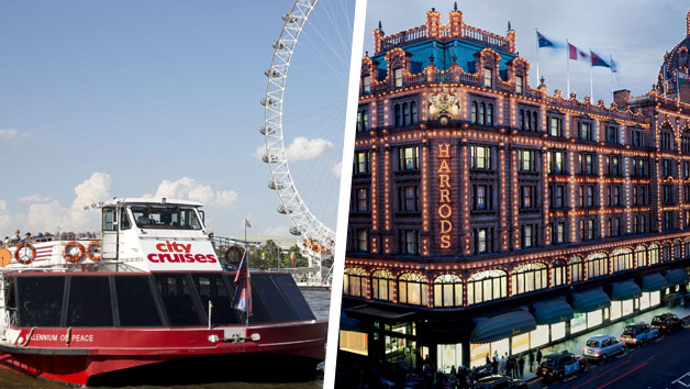 Cream Tea at Harrods with River Cruise for Two Cream Tea at Harrods with River Cruise for Two
