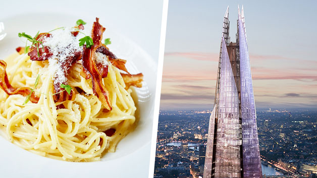 The View from The Shard with Dinner and Fizz for Two at Marco Pierre White