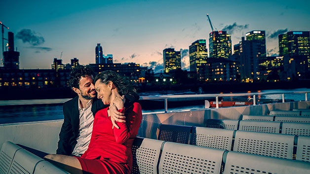 Evening Thames Cruise and a Glass of Sparkling Wine with Canapes for Two