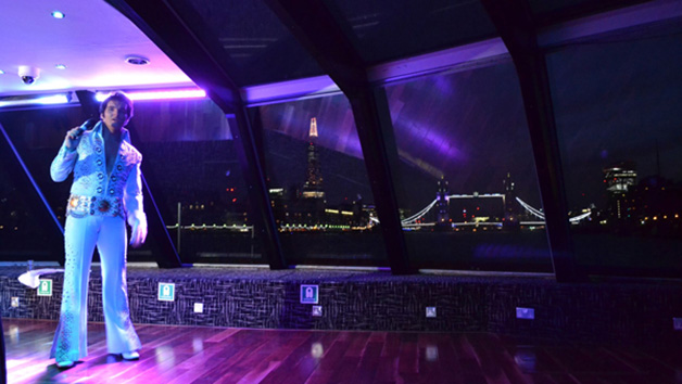 Thames Elvis Cruise for Two with Three Course Dinner and Fizz - Week Round picture