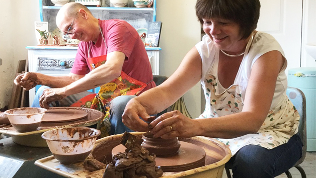 Potters Wheel Workshop Experience for Two Adults at Eastnor Pottery