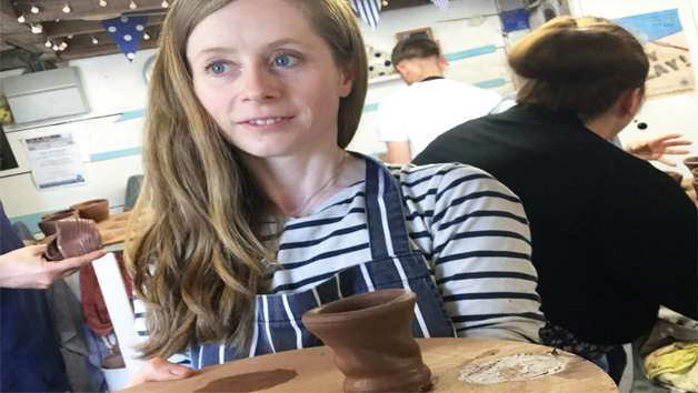 Potters Wheel Workshop Experience for One at Eastnor Pottery