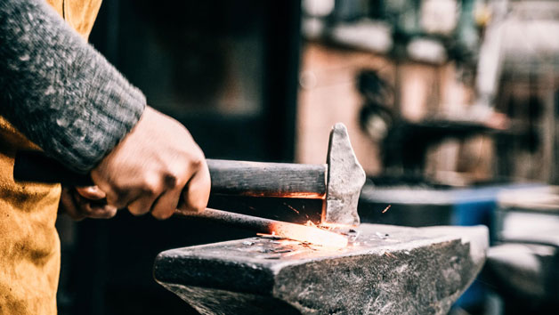 Blacksmith for a Day in Herefordshire for One Person