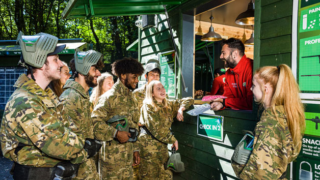 Forest Paintballing with 200 Paintballs Each and Lunch for Two at GO Paintball London