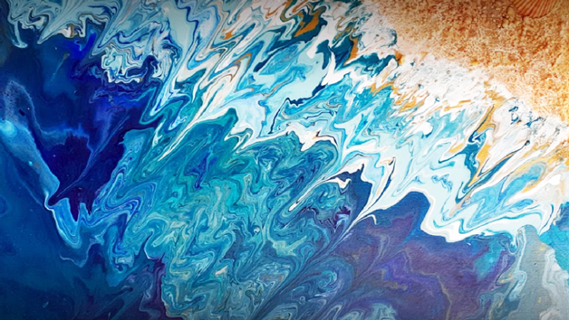 Acrylic Paint Pour and Powertex Masterclass with Craft My Day for Two