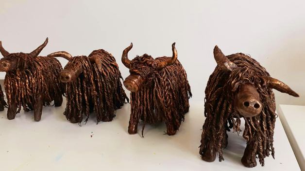 Highland Cow Sculpture Workshop with Craft My Day for Two