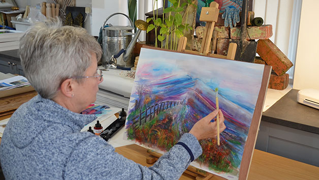 Painting and Drawing Art Class for Two at Lyndene Art Studio