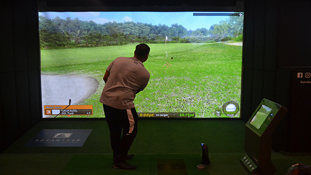 Indoor Virtual Golfing Experience for Two