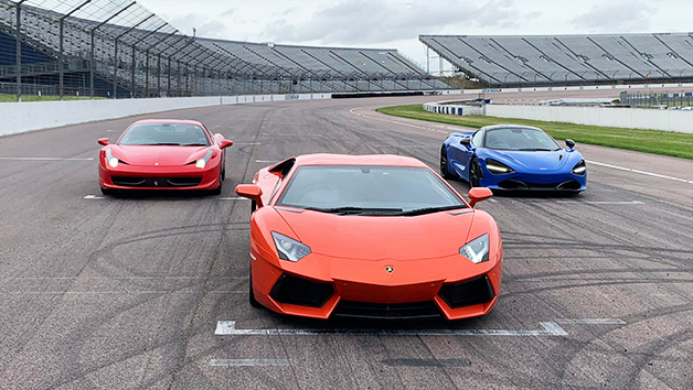 The Triple Premium Driving Legends Experience with a High-Speed Passenger Ride