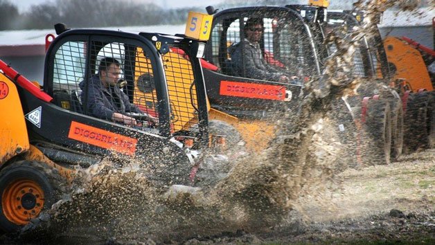 Dumper Racing at for One Diggerland