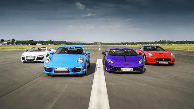 Four Supercar Driving Blast