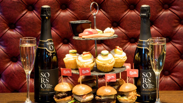 Superior Afternoon Tea for Two with Bottomless Prosecco at Burger Bites