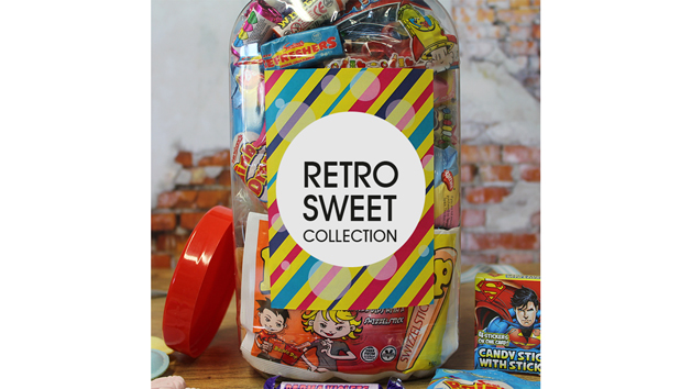 Giant Personalised Retro Sweet Jar Giant Personalised Retro Sweet Jar
