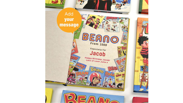 Personalised Beano Annual from a Choice of Year Personalised Beano Annual from a Choice of Year