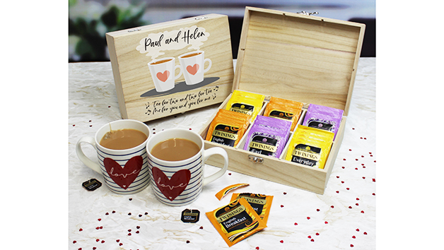 Tea for two - Personalised Twinings Teas Storage Box Tea for two - Personalised Twinings Teas Storage Box