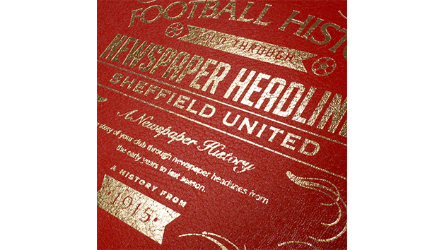 Sheffield United Football Personalised Newspaper Book Sheffield United Football Personalised Newspaper Book