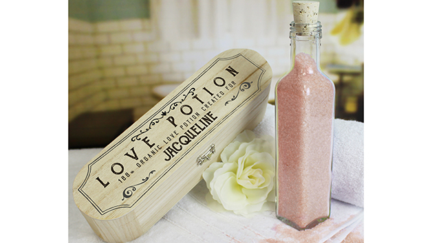 Personalised Pink Bath Salts Love Potion Personalised Pink Bath Salts Love Potion