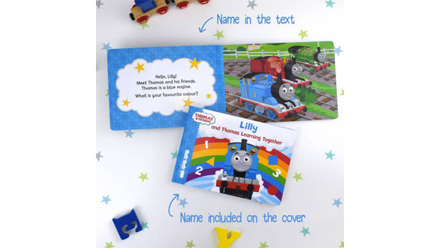 Me and Thomas Learning Together Personalised Board Book for Babies Me and Thomas Learning Together Personalised Board Book for Babies