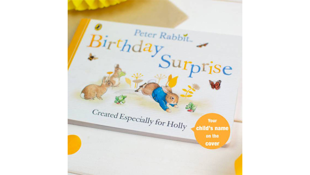 Peter Rabbit Personalised ‘Birthday Surprise’ Board Book Peter Rabbit Personalised ‘Birthday Surprise’ Board Book