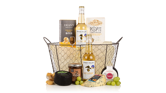 Cider and Cheese Basket Hamper Cider and Cheese Basket Hamper