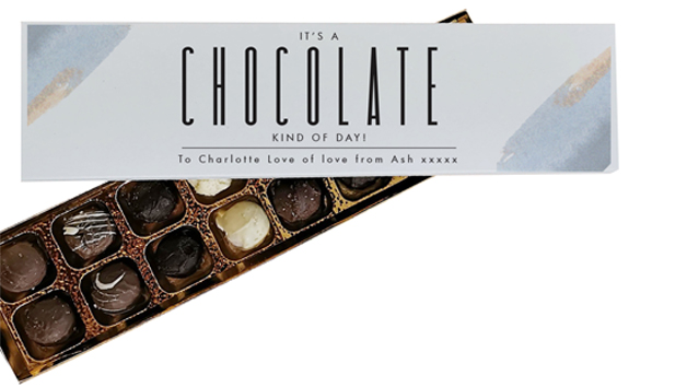 It's a Chocolate Kind of Day Chocolate Truffles with Personalisation It's a Chocolate Kind of Day Chocolate Truffles with Personalisation