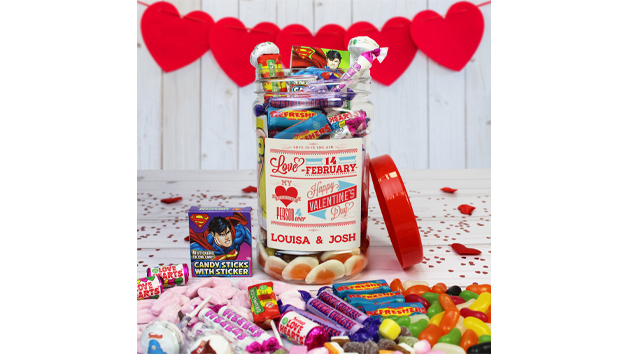 Personalised Be My Valentine Sweet Jar Personalised Be My Valentine Sweet Jar