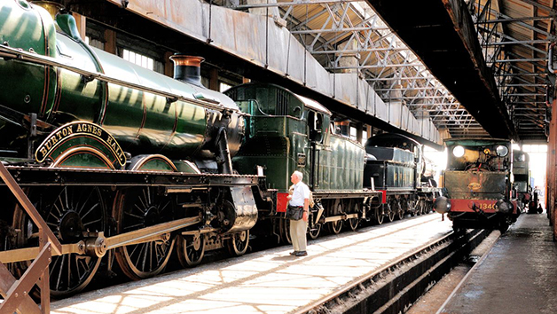 Steam Day and Museum Entry with Tea and Cake for Two at Didcot Railway Centre