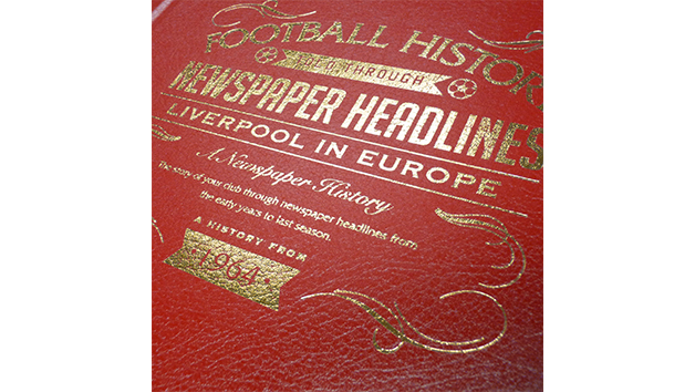 Liverpool Football in Europe Personalised Newspaper Book Liverpool Football in Europe Personalised Newspaper Book