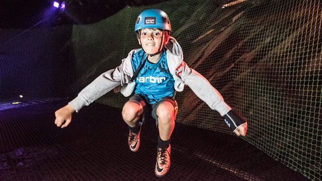 Bounce Below at Zip World, Wales