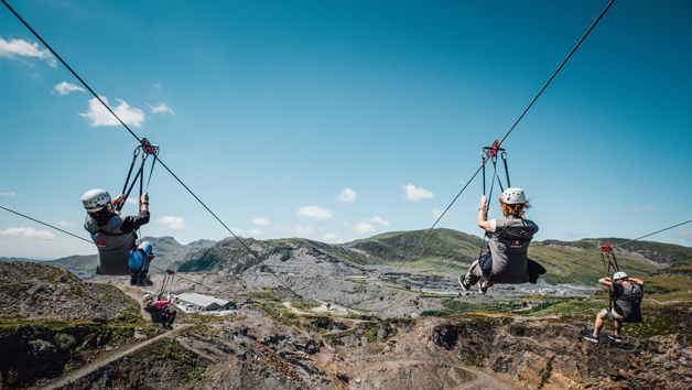 Titan 2 Zip Wire Experience at Zip World in Wales, Week Round