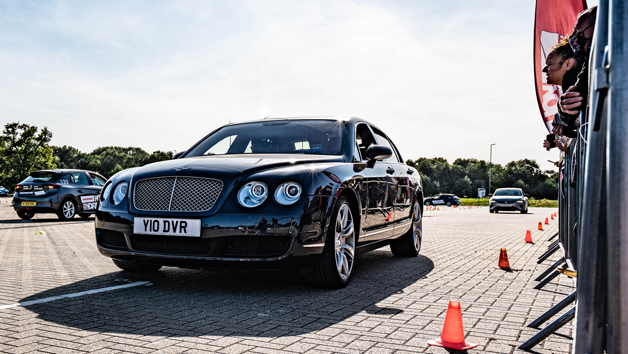 Young Driver Driving Lesson in a Bentley Flying Spur