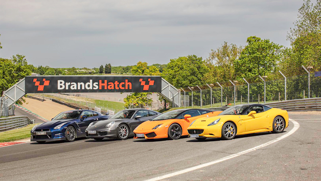 Quadruple Supercar Blast at Brands Hatch