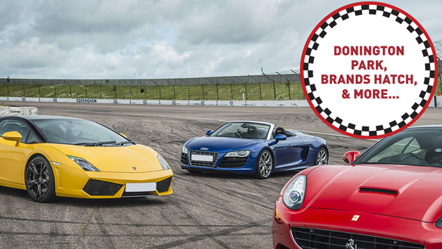 Triple Supercar Driving Blast at a Top UK Race Track Triple Supercar Driving Blast at a Top UK Race Track