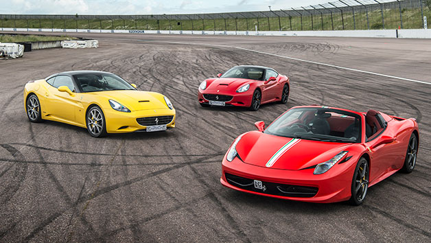 Four Supercar Driving Blast at a Top UK Race Track